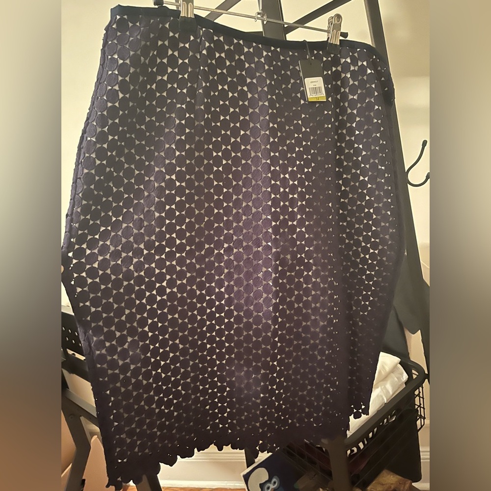 Karl Lagerfeld blue skirt NWT size 14